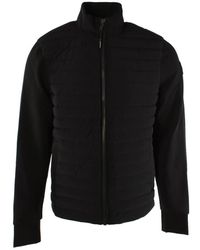 Moose Knuckles - Zwarte Bomber Vest Voor - Lyst