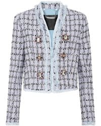 Philipp Plein - Jassen ,Blauw ,Tweed Tweed Blazer - Lyst