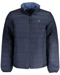 Timberland - Blaue polyesterjacke - Lyst