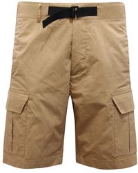 AFTER LABEL - Bermuda Cargo Mosca Shorts - Lyst
