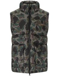 Carhartt - Jassen ,Grijs ,Polyester Springfield Camo Duck Vest - Lyst