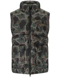 Carhartt - Jassen ,Grijs ,Polyester Springfield Camo Duck Vest - Lyst