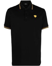 Versace - T Shirts En Polos Zwart - Lyst