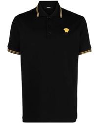 Versace - T Shirts En Polos Zwart - Lyst
