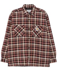 Carhartt - Bordeaux Zijde & Nylon Jas - Lyst