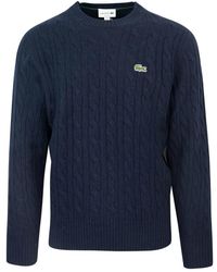 Lacoste - Round-Neck Knitwear - Lyst