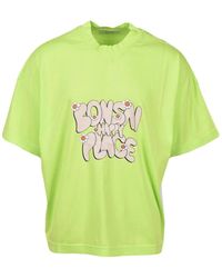 Bonsai - Tops ,Groen ,Katoen Katoenen T-Shirt Met Uniek Ontwerp - Lyst