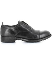 Officine Creative - Zapatos derby de cuero negro - Lyst