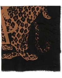 Saint Laurent - Silk Scarves - Lyst