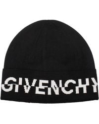 Givenchy - Logo Beanie Wolmuts - Lyst