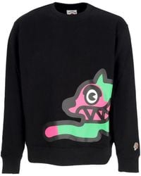 ICECREAM - Hoodies & Sweatvesten ,Zwart ,Katoen Zwarte Running Dog Sweatshirt Crewneck - Lyst
