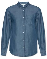 Officine Generale - Denim Shirts - Lyst