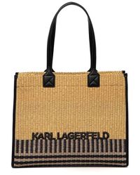 Karl Lagerfeld - Frühling/sommer reißverschluss einkaufstasche - Lyst