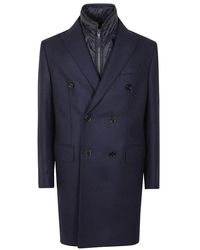 Fay - Double-Breasted Coats - Lyst