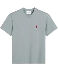 Ami Paris - Adc Katoenen T-Shirt - Lyst