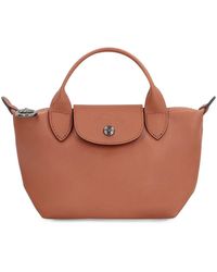 Longchamp - Xtra Lederhandtasche Mit Klappenverschluss - Lyst