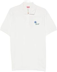KENZO - Tops ,Wit ,Katoen T-Shirts En Polo's - Lyst