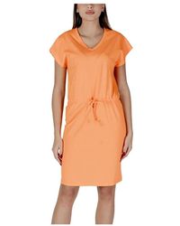 B.Young - Baumwoll mini kleid mode - Lyst