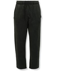 Entire studios - Broeken ,Zwart ,Katoen Straight Leg Sweatpant - Lyst
