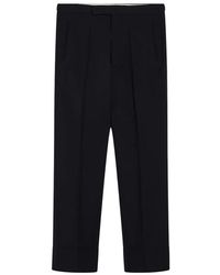 Prada - Wollen En Mohair Broek - Lyst