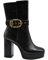 Kurt Geiger - Braune flache schuhe mayfair ankle boots - Lyst