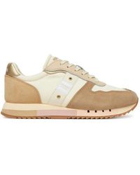 Blauer - Nylon Suede Sneaker - Lyst