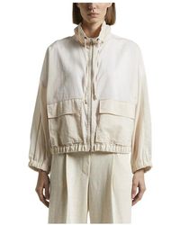Peserico - Technische Baumwoll-Organza-Jacke - Lyst