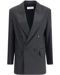 Max Mara - Jassen ,Zwart ,Wol Mattia Tailored Blazer - Lyst