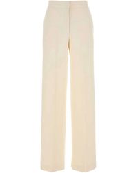 Max Mara - Broeken ,Wit ,Pantaloni Weekend - Lyst