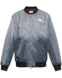 DIESEL - Jassen ,Grijs ,Nylon J-Kepes Bomberjack - Lyst