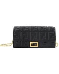 Fendi - Continental Clutch Portemonnee Met Kettingriem - Lyst