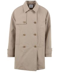 Aspesi - Double-Breasted Coats - Lyst