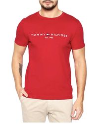 Tommy Hilfiger Shirts - - Heren - Rood
