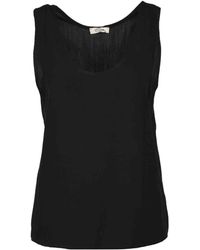 Think! - Viscose Mouwloze Top - Lyst