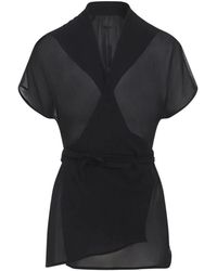 Rick Owens - Wrap Ss Top - Lyst