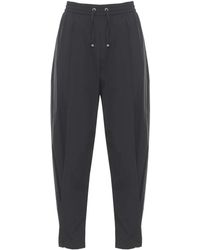 Herno - Broeken ,Zwart ,Technische Stoffbroek - Lyst