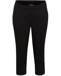 Kaffe - Cropped Trousers - Lyst