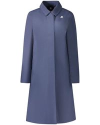 K-Way - Single-Breasted Coats - Lyst