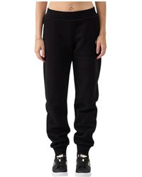 Just Cavalli - Broeken ,Zwart ,Katoen Logo Jogging Broek - Lyst