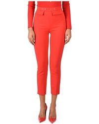 Elisabetta Franchi - Cropped Trousers - Lyst