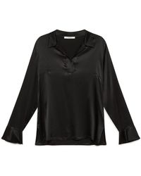 Maliparmi - Seiden satin bluse - Lyst