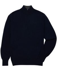 Brooks Brothers - Merino Wollen Trui Met Rits - Lyst