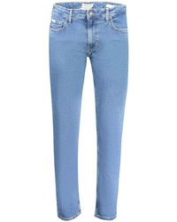Guess - Jeans ,Blauw ,Katoen Blauwe Katoenen Jeans Slim Fit - Lyst