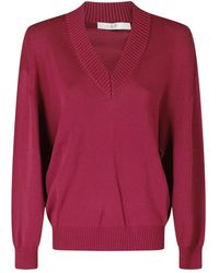 IRO - V-Neck Knitwear - Lyst