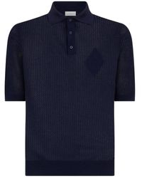 Ballantyne - Polo-shirt aus baumwolle mit diamantstickerei - Lyst