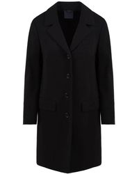 Aspesi - Abrigo Elegante Negro Modelo 00703, Mujer, Talla - Lyst
