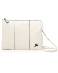 Gabs - Schwarz Weiß Logo Clutch Frau - Lyst