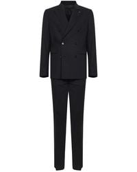 Lardini - Kostuums ,Zwart ,Wol Double Breasted Suit - Lyst