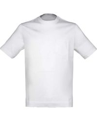 Circolo 1901 - Magliette bianca con taschino in jersey - Lyst