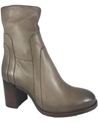 Mjus - Schoenen ,Grijs ,Stijlvolle Laars Voor Vrouwen - Lyst